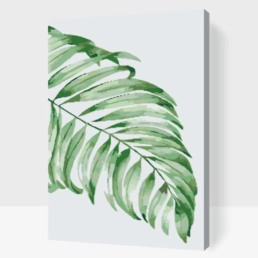 paint by numbers palmblad