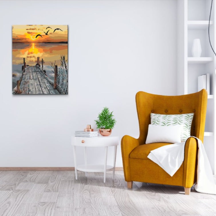 måla efter nummer naturmotiv