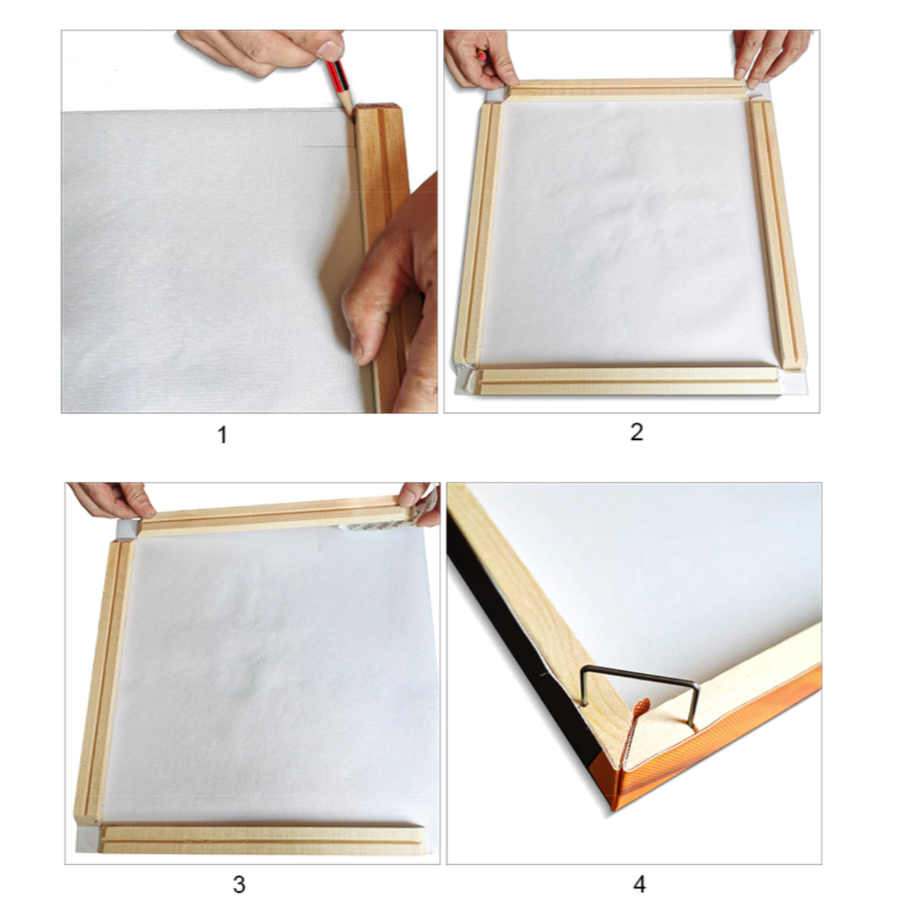 saml-själv ram till canvasmålning