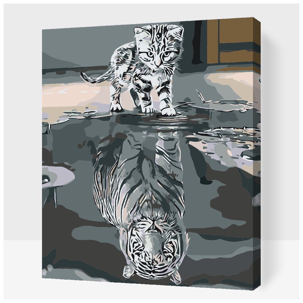 paint by numbers tro på dig själv