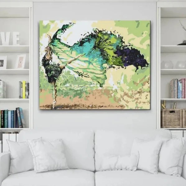 ballerina motiv paint by numbers