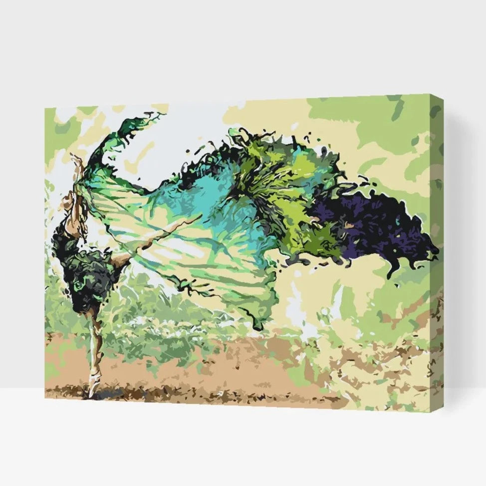 paint by numbers ballerina