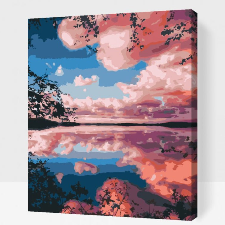 paint by numbers rosa himmel