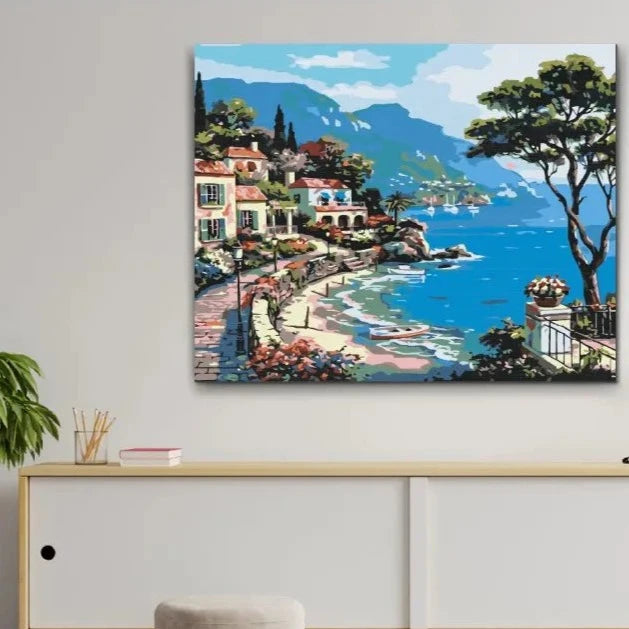 måla havsutsikt paint by numbers