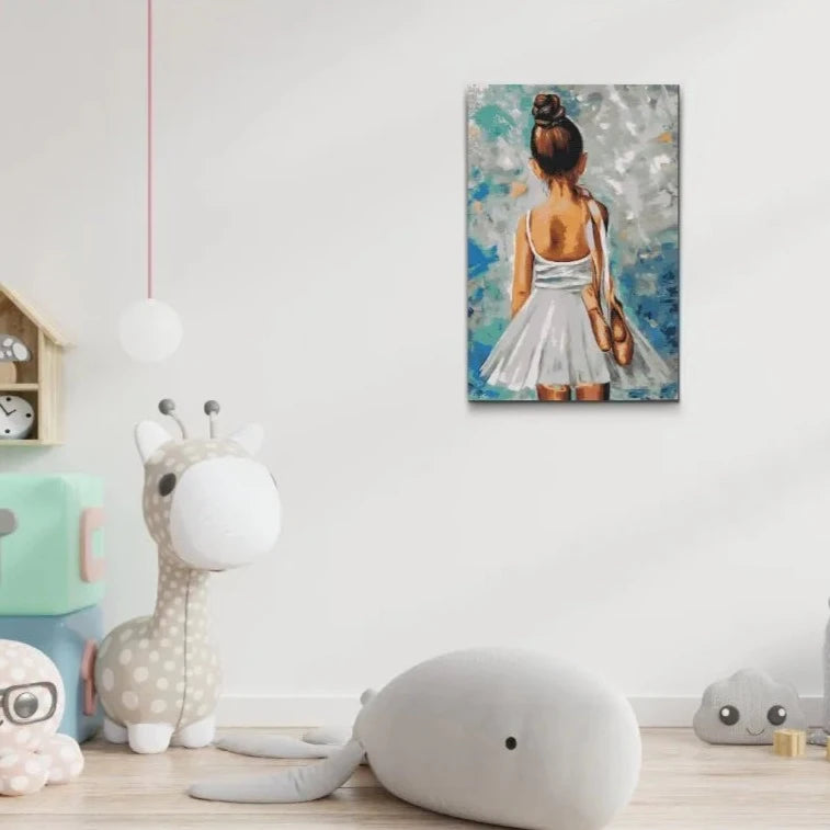 dansande ballerina målningskit