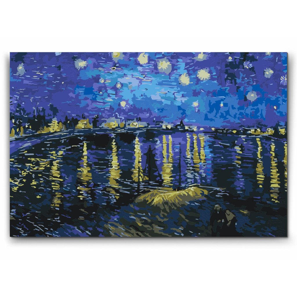 paint by numbers stjärnenatt van gogh