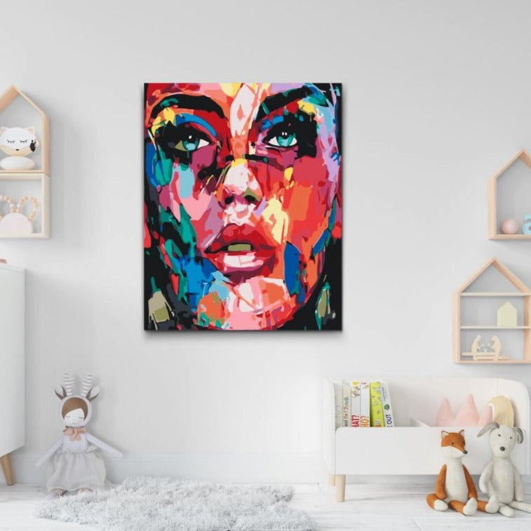 girl power tavla att måla