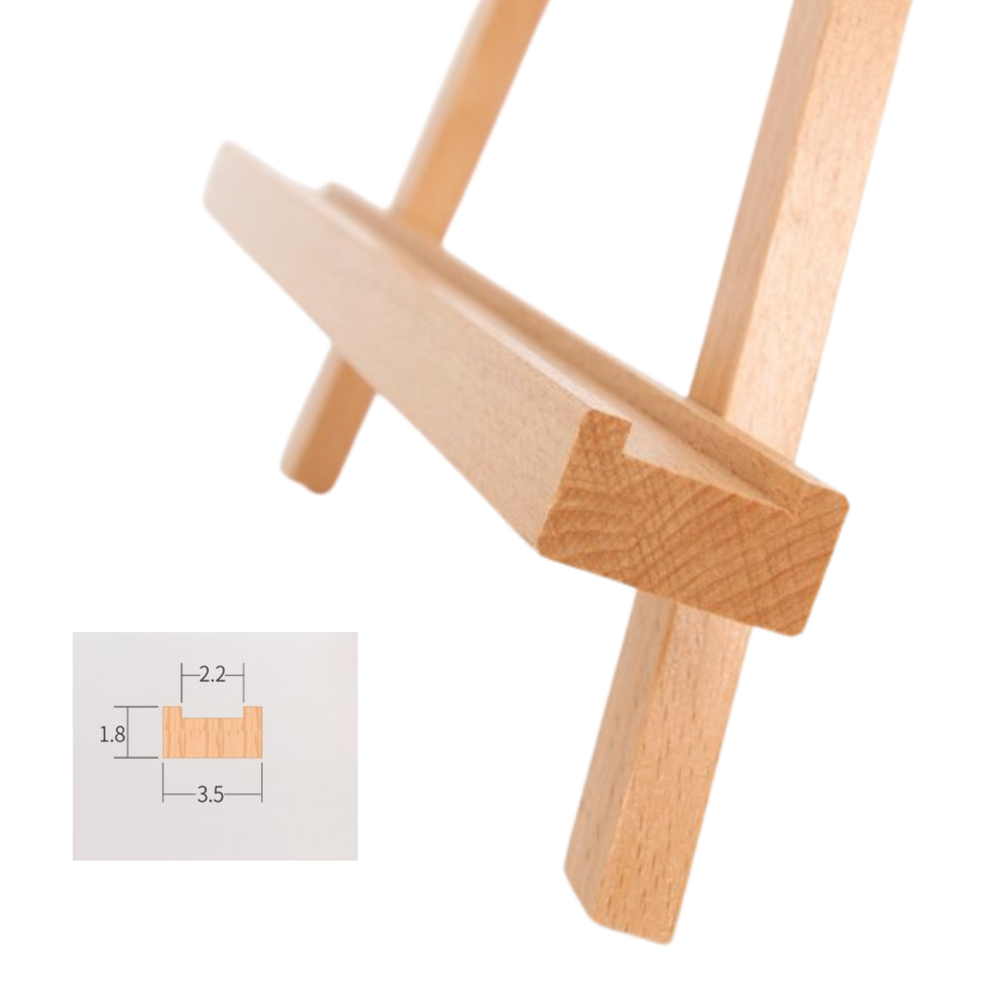 Enkelt staffli i trä – perfekt för nybörjare och avancerade