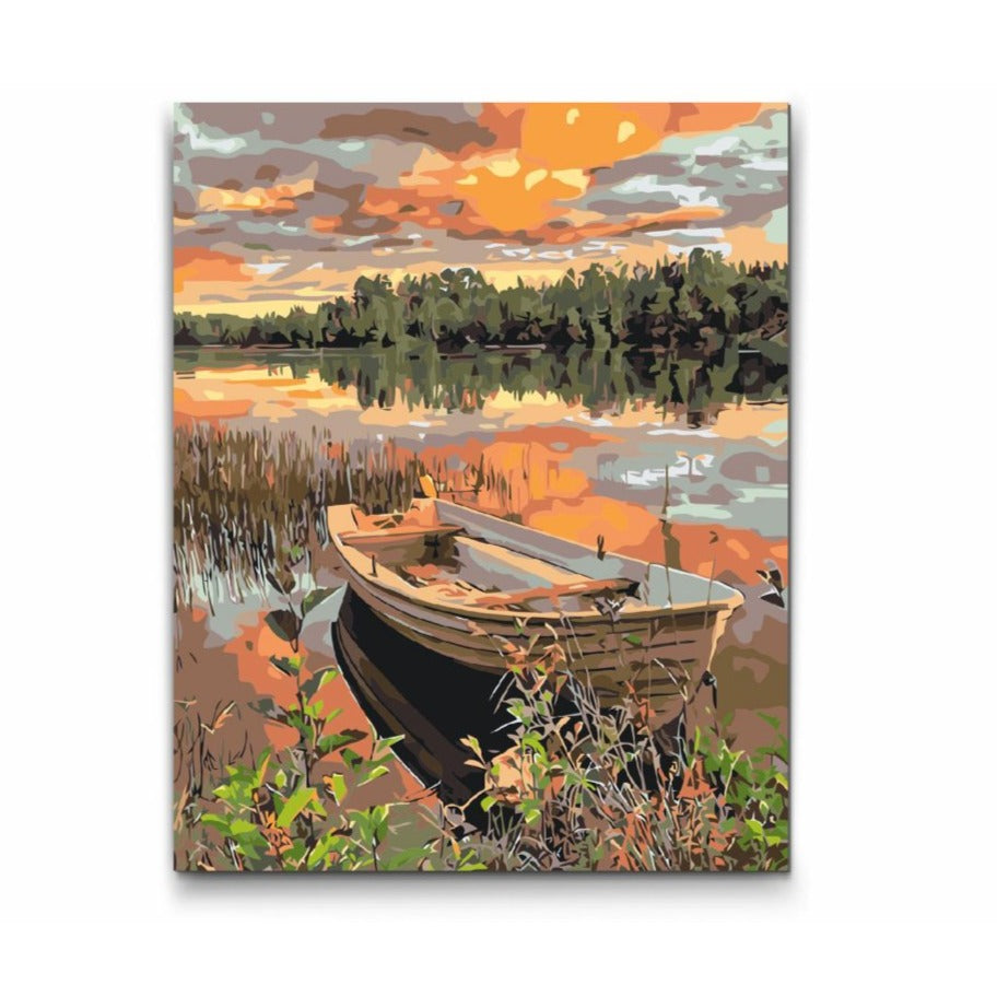 paint by numbers lakeside peace