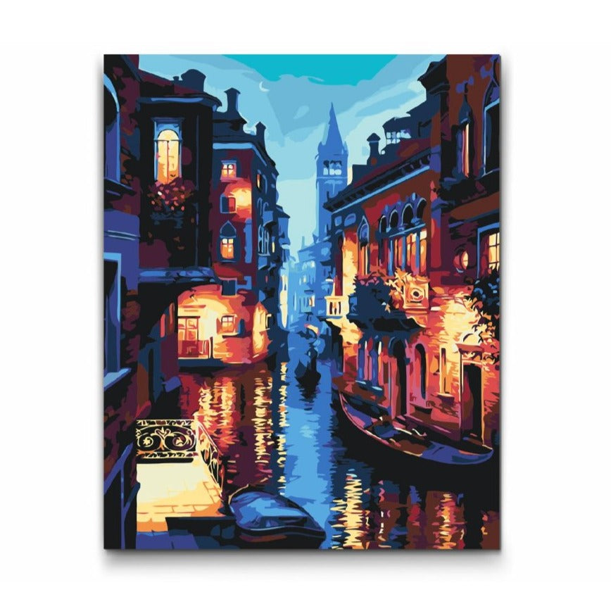 paint by numbers venedig kväll