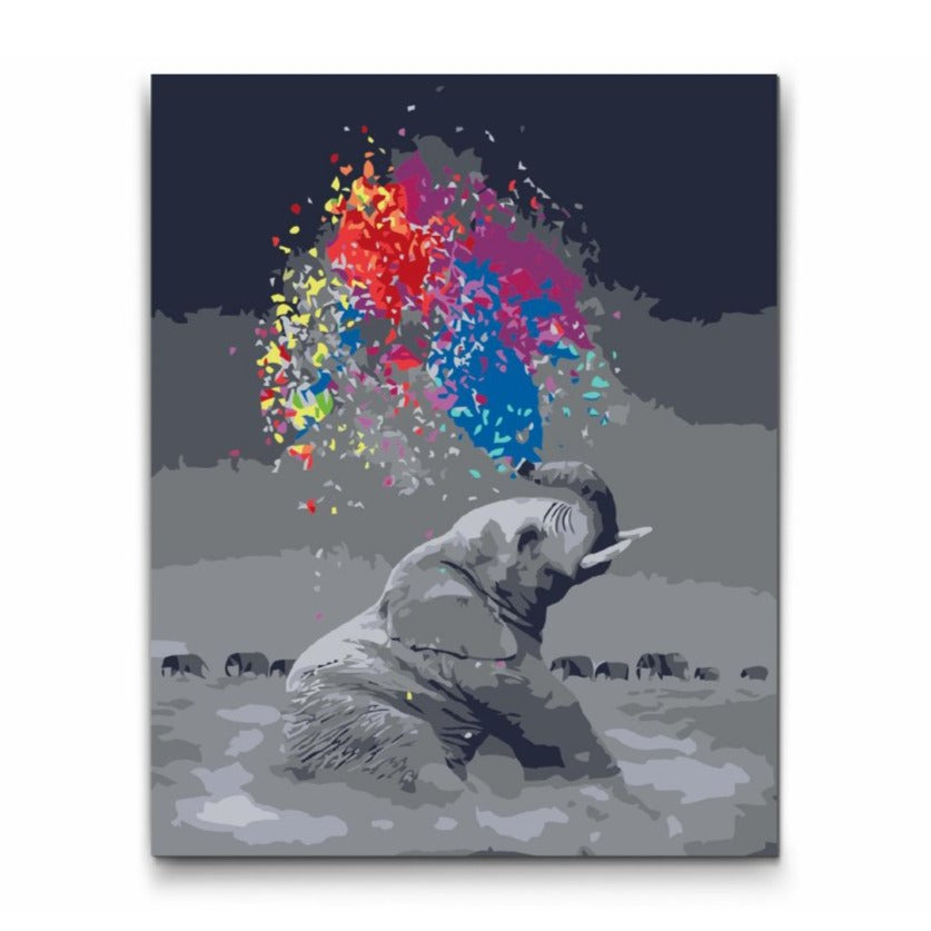 paint by numbers elefant magi