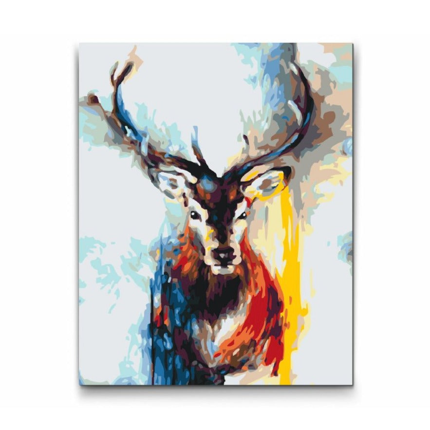 paint by numbers kronhjort