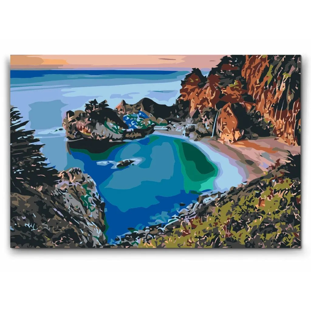 paint by numbers strandmotiv