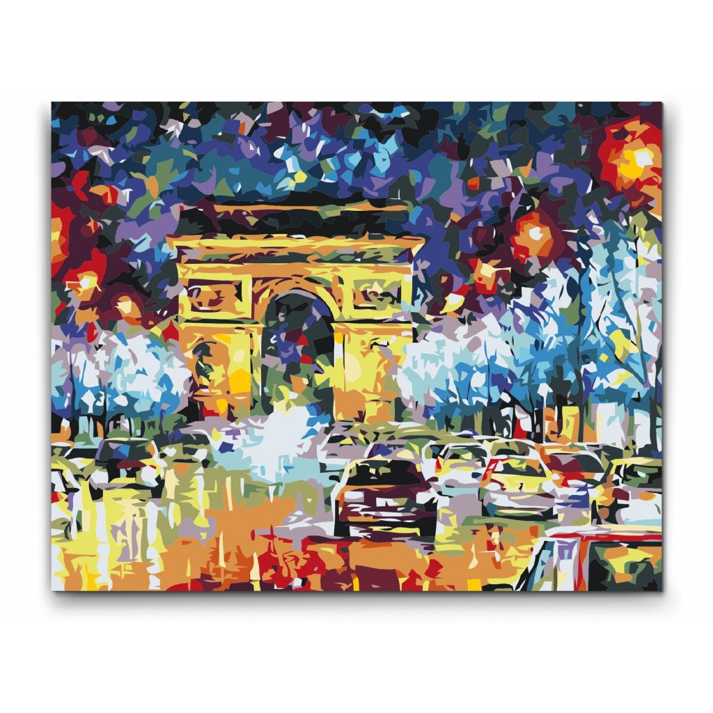 måla triumfbågen paris tavla