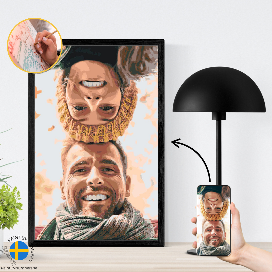 Exempel på måla-efter-nummer från kundfoto