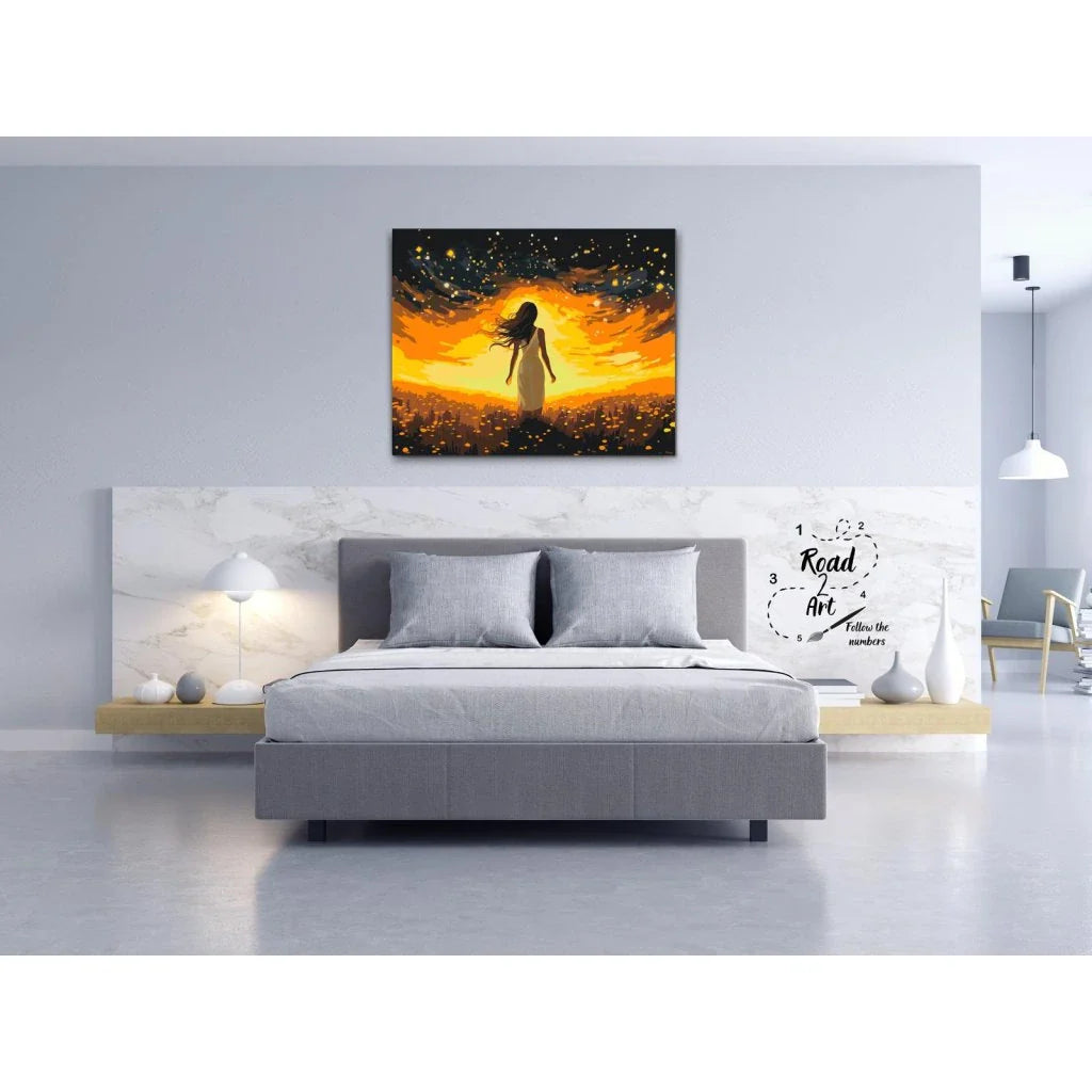 Paint By Numbers – I eldens ljus | Skapa din egen konst