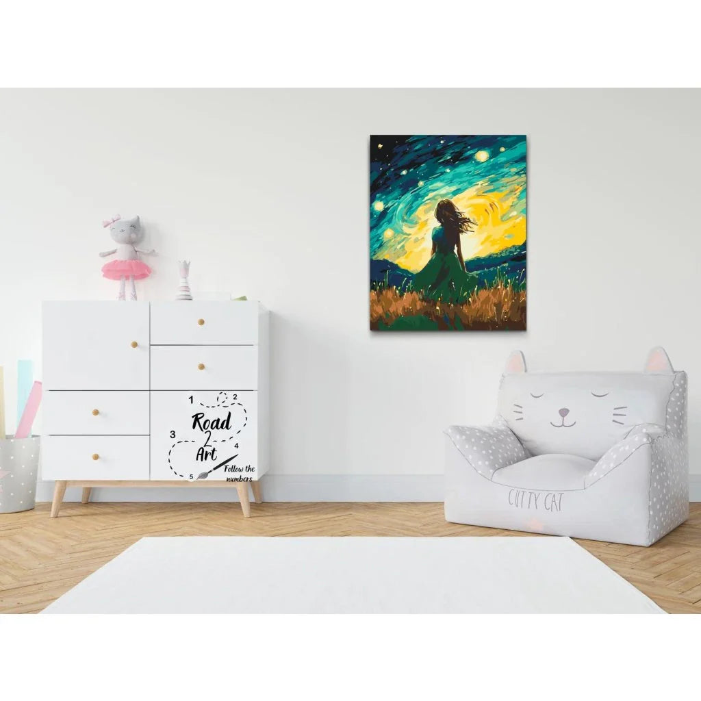 Paint By Numbers – Stjärnhimmelns dröm | Skapa din egen konst