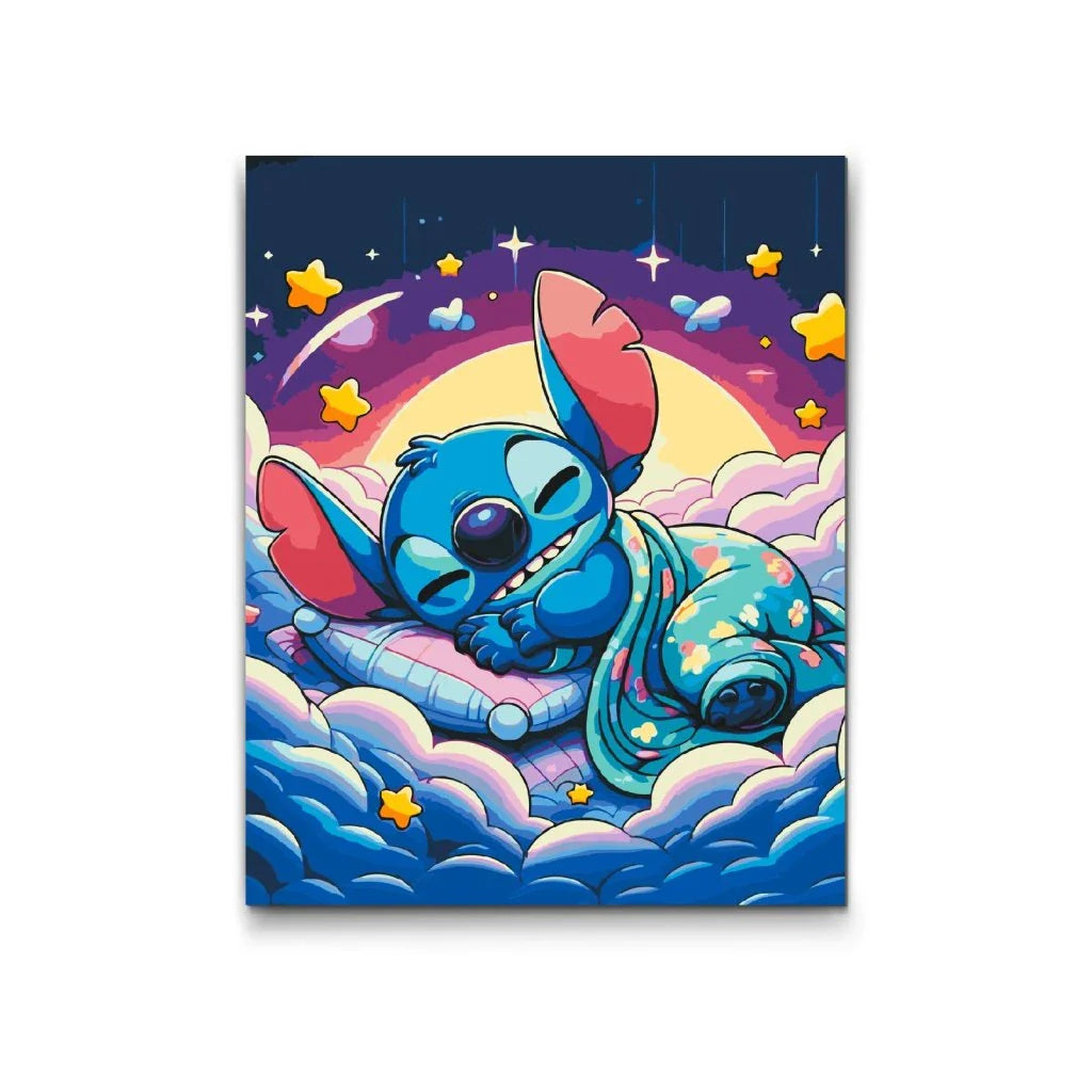 Paint By Numbers – Drömsöt Stitch | Avslappning & kreativitet