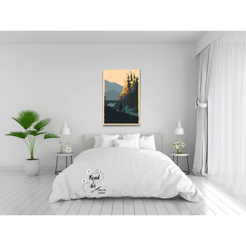 Första blicken på Hogwarts – Måla magin själv harry potter