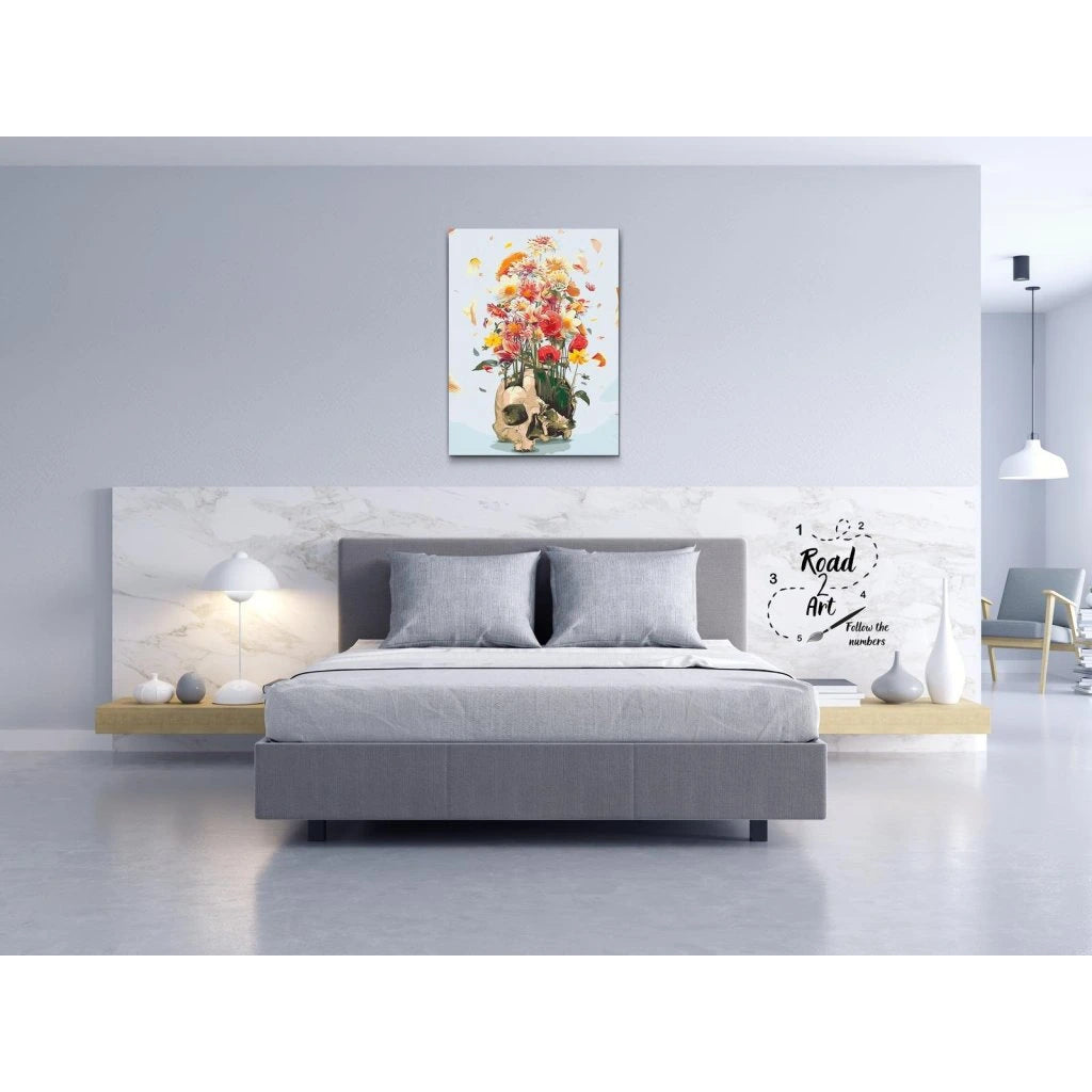 Paint by Numbers – Livets blommor | Konst med kontrast