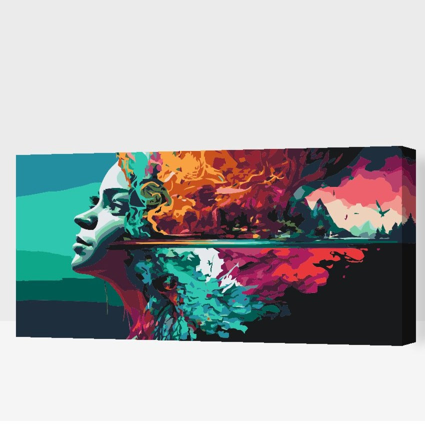 Drömmarnas dal - måla efter nummer vuxna