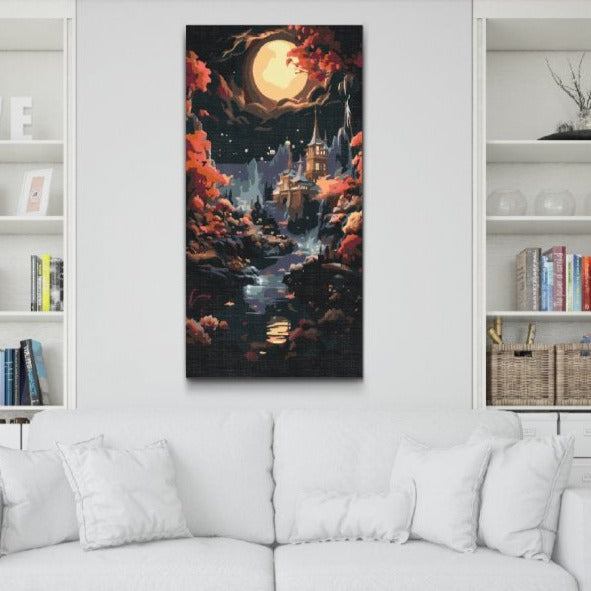 Måla Äventyrsskogen – naturmotiv med sagokänsla