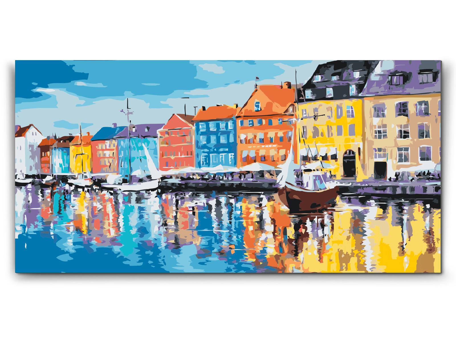 Paint by Numbers – Nyhavn Köpenhamn att måla