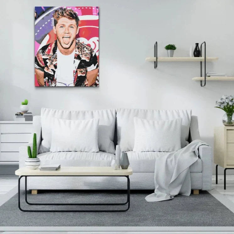 Niall Horan Paint by Numbers – glad porträttbild i popstil