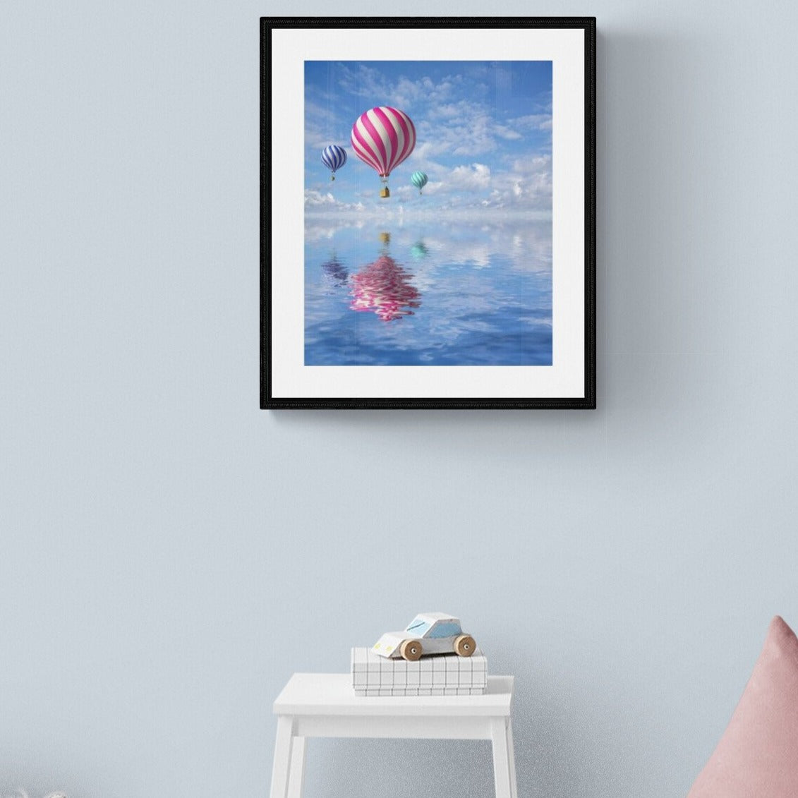 måla luftballong efter nummer