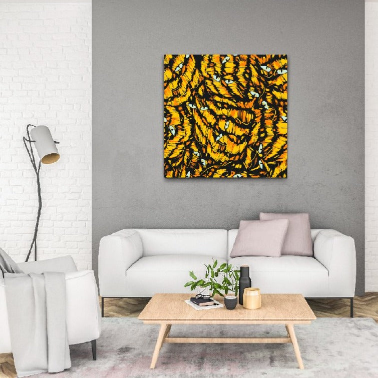 färgglad kattmålning att måla