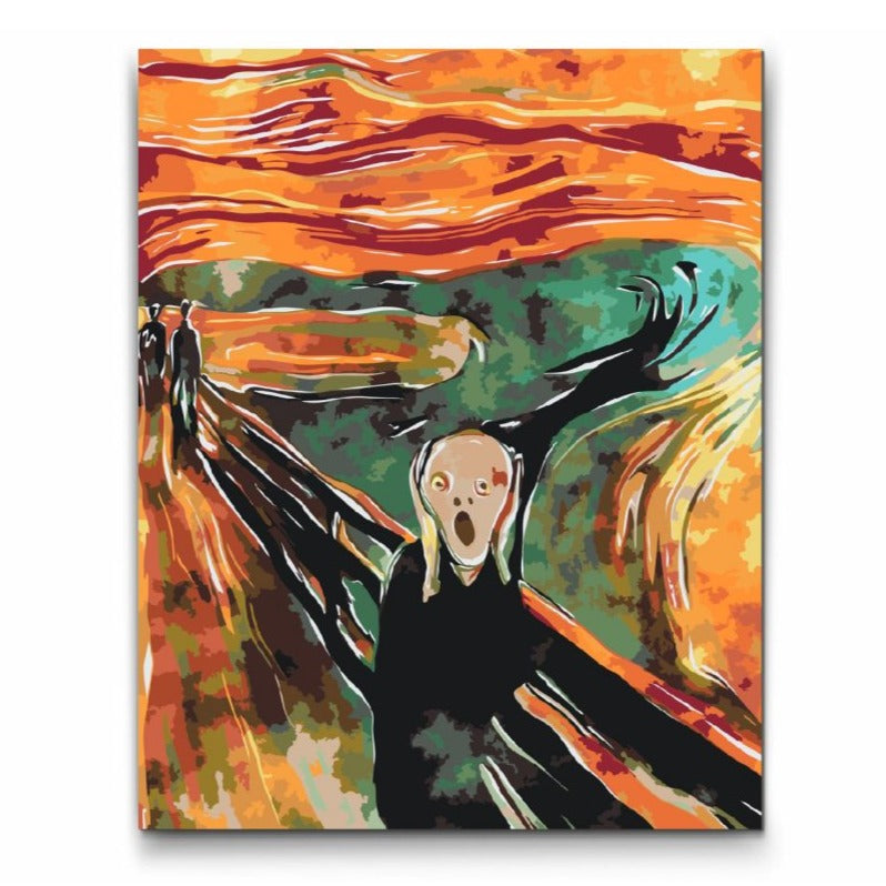 paint by numbers skriet munch