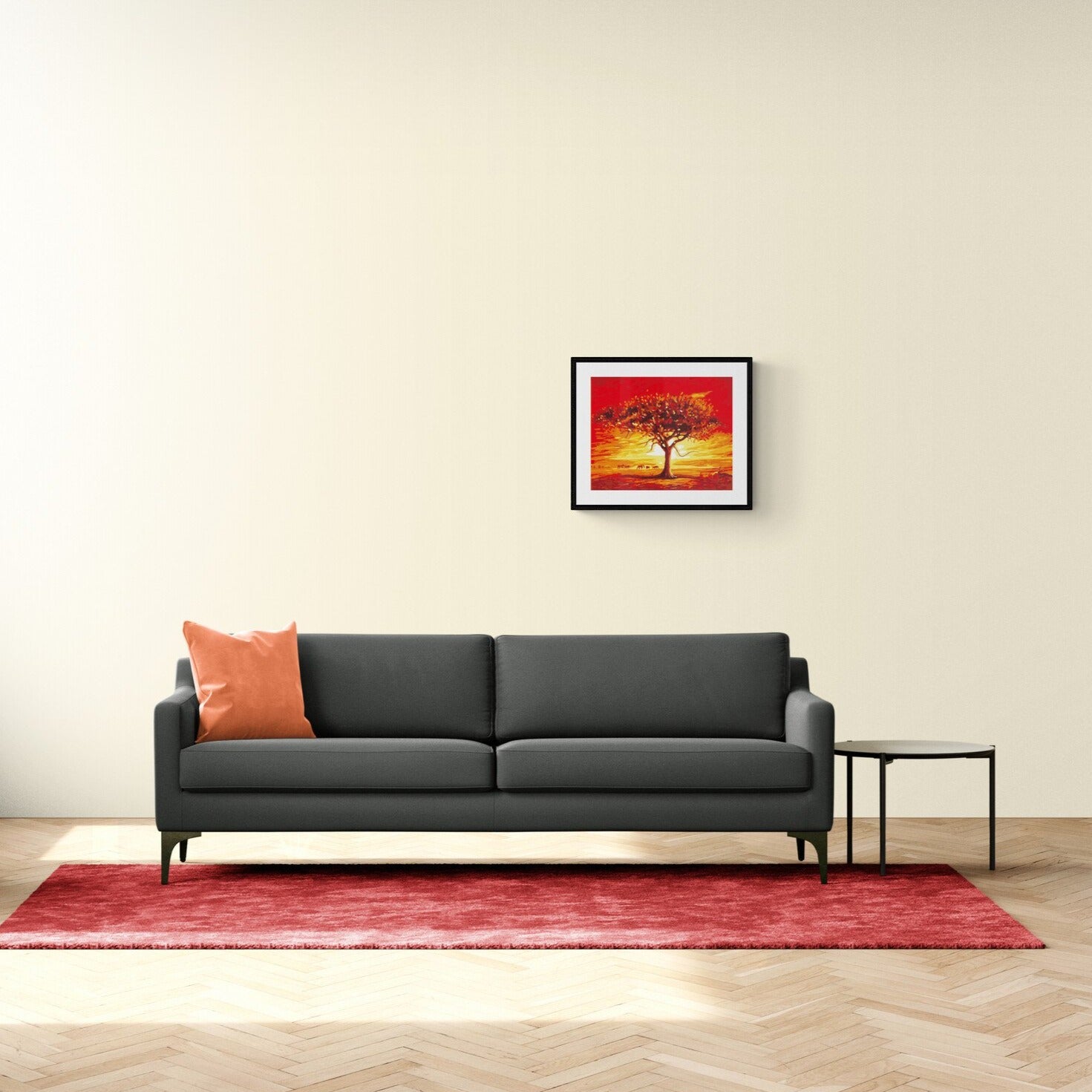 paint by numbers african sunset landscape