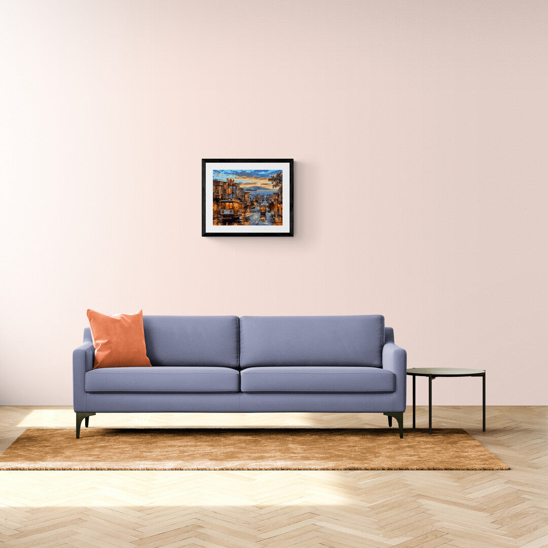 måla San Francisco solnedgång