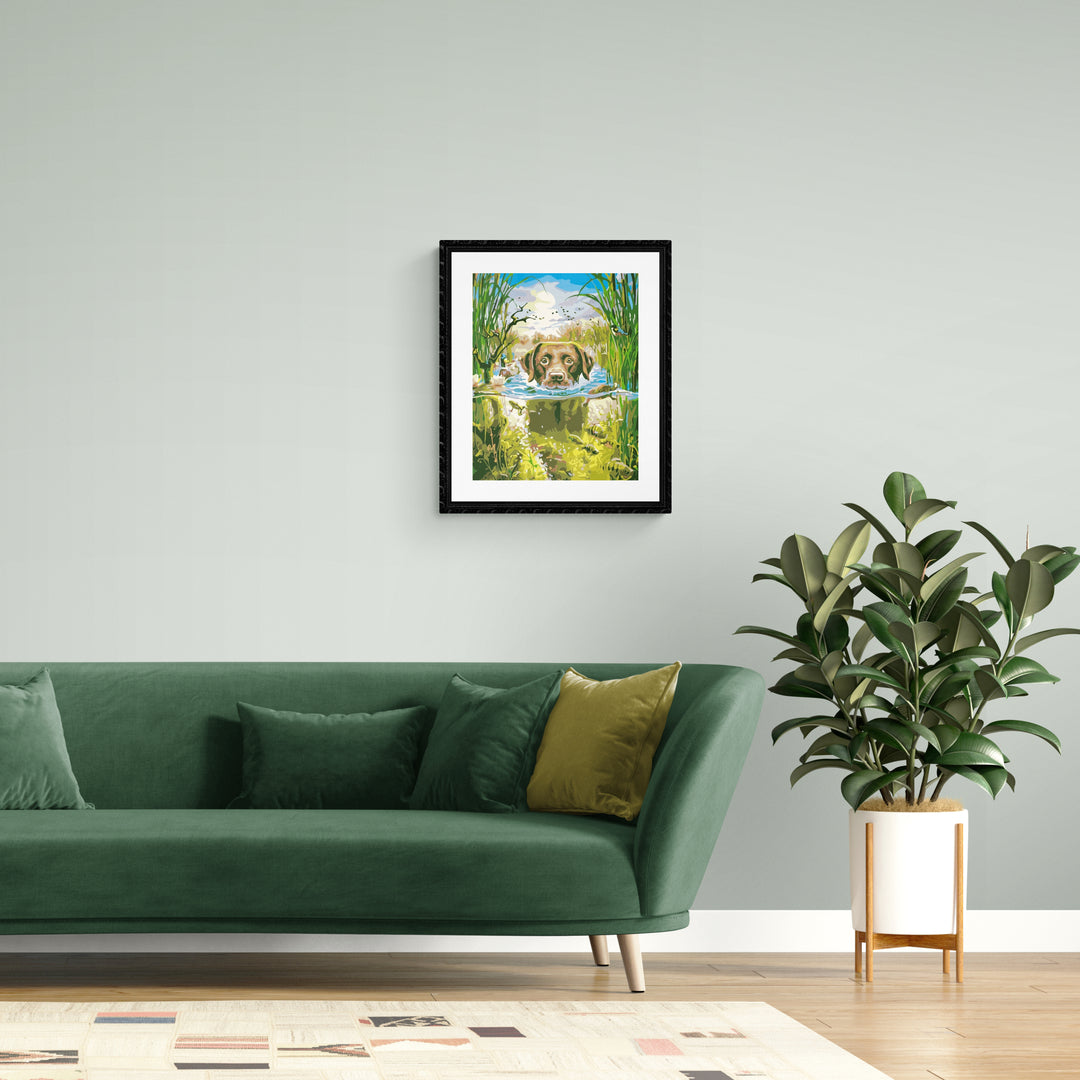 labrador simmar tavla diy