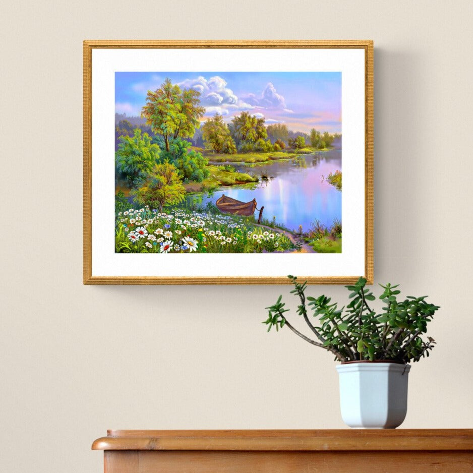 svensk sommar målning