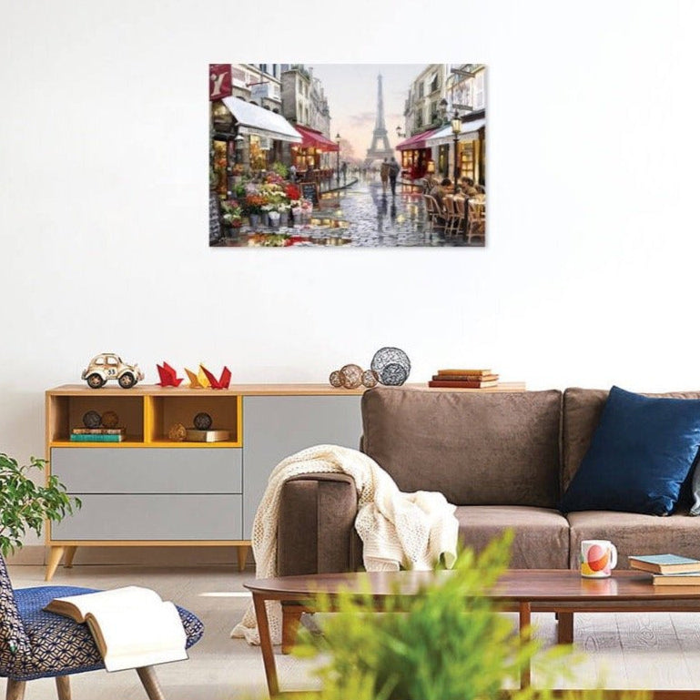 romantiskt paris målarset