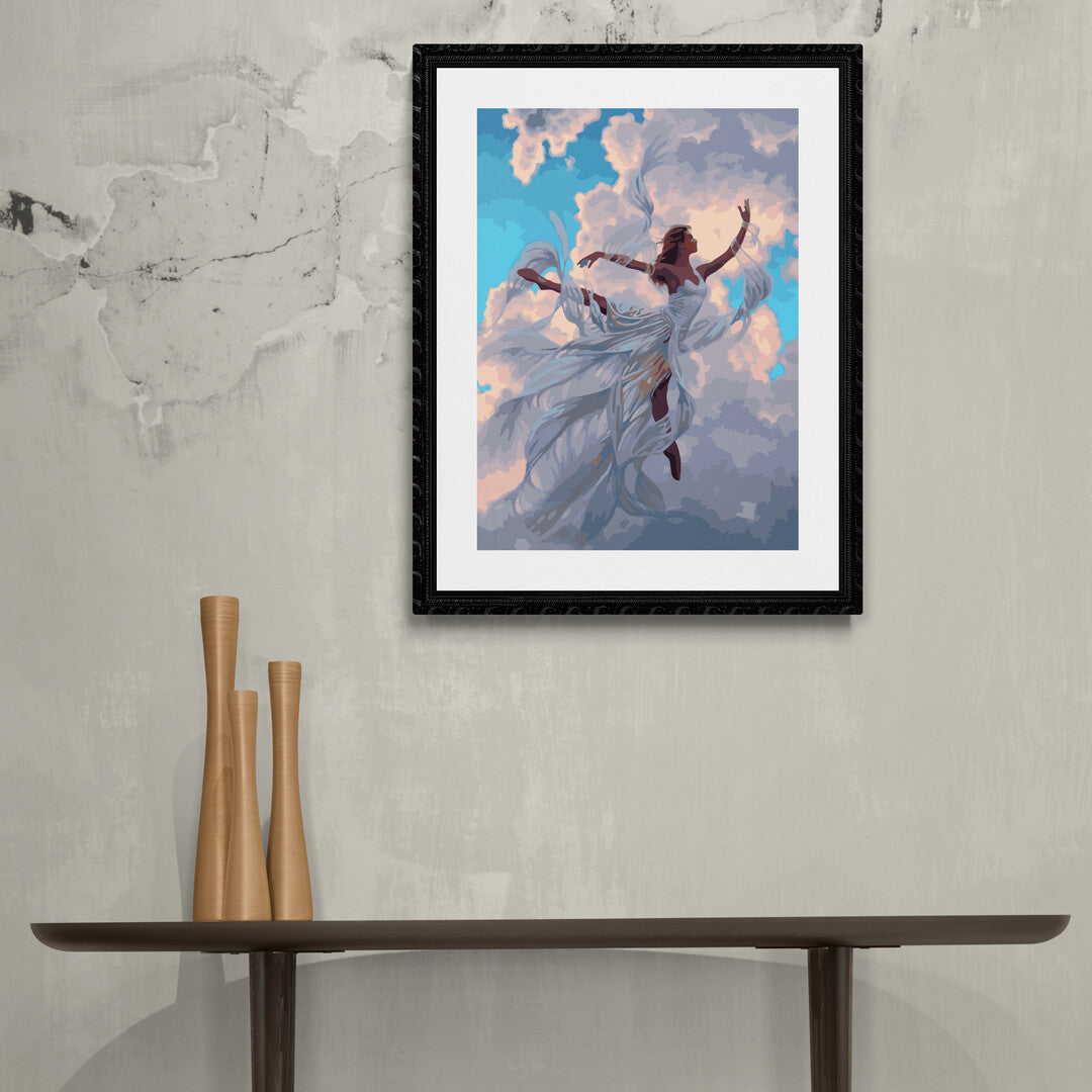 ballerina i himlen målningskit