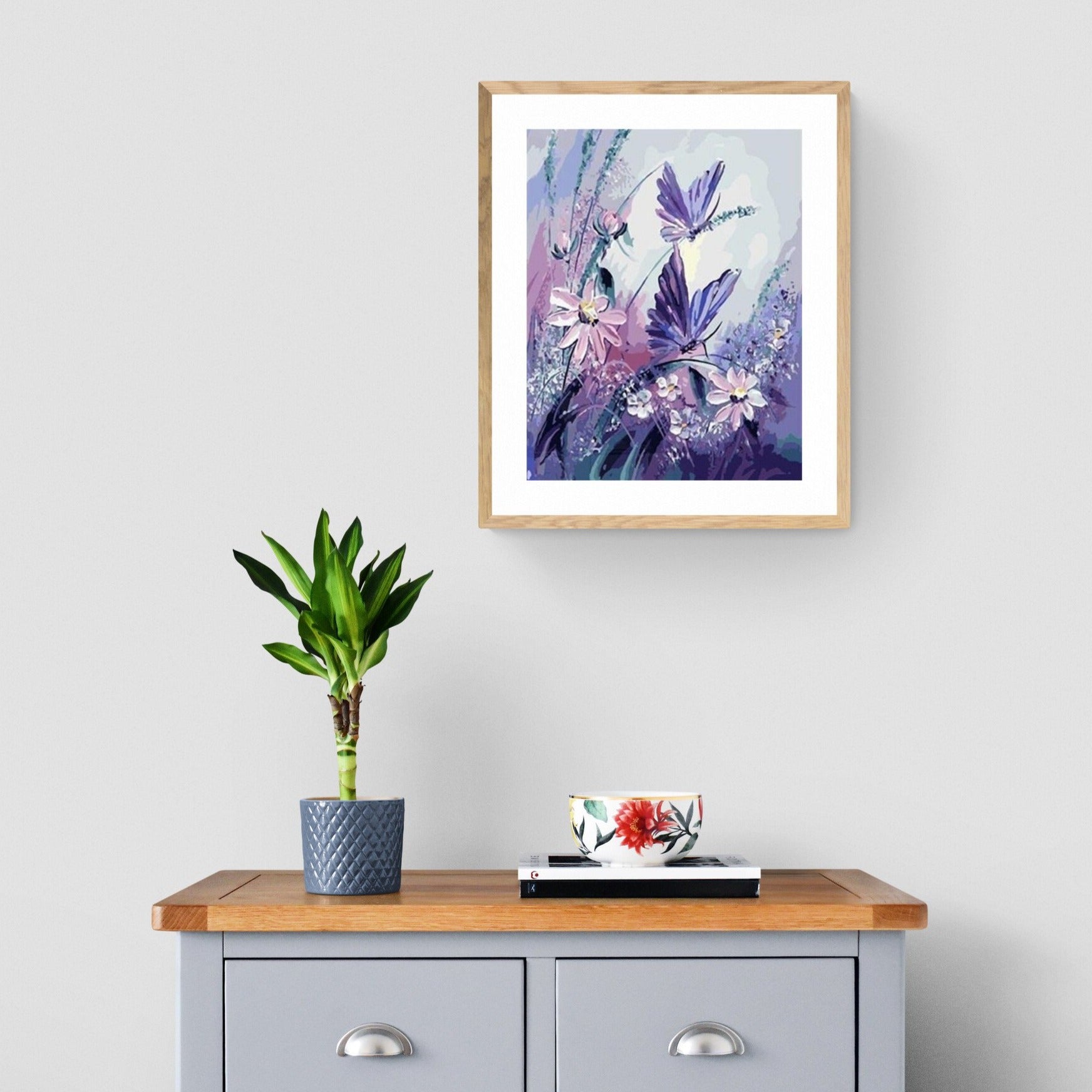 måla fjärilar efter nummer