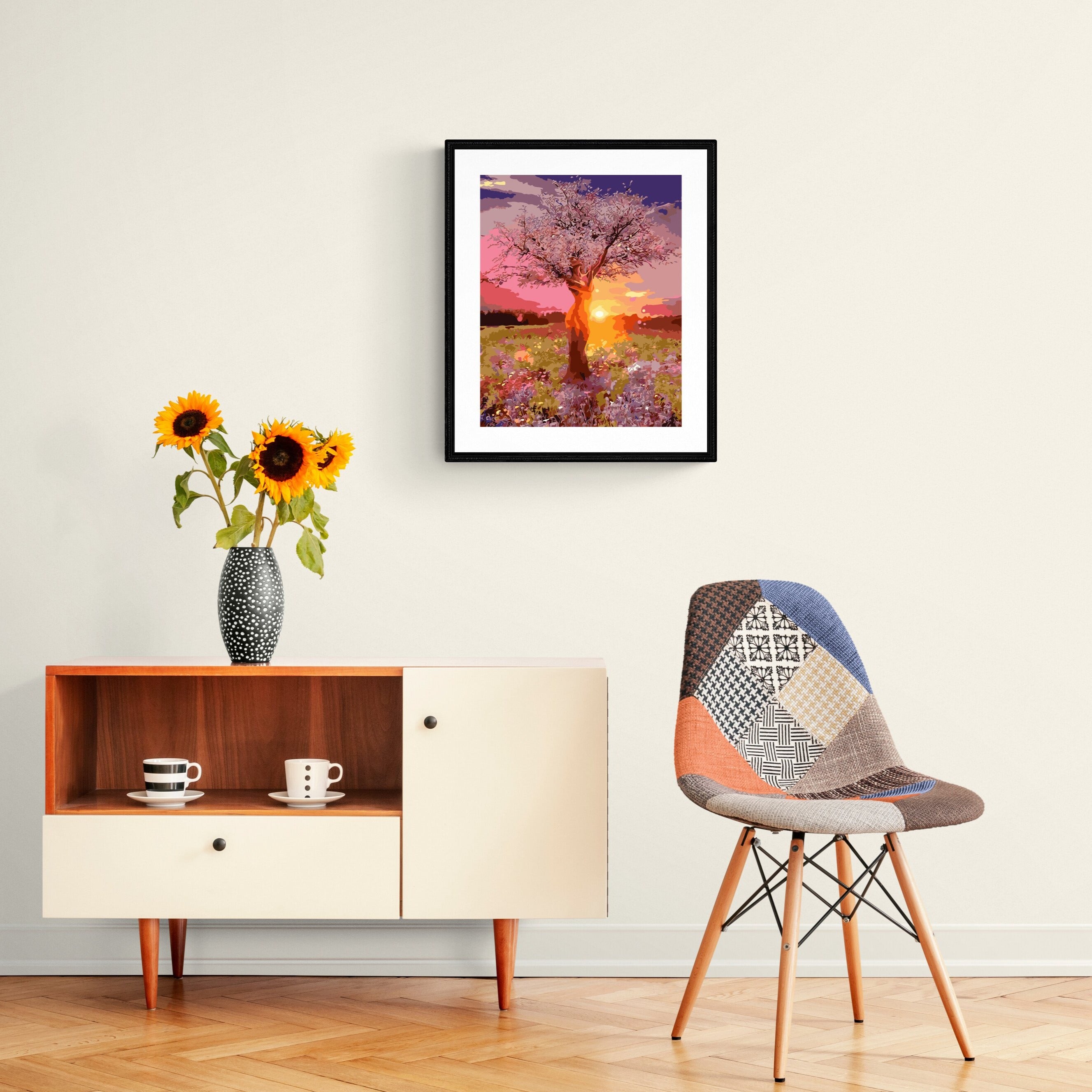 måla moder jord motiv