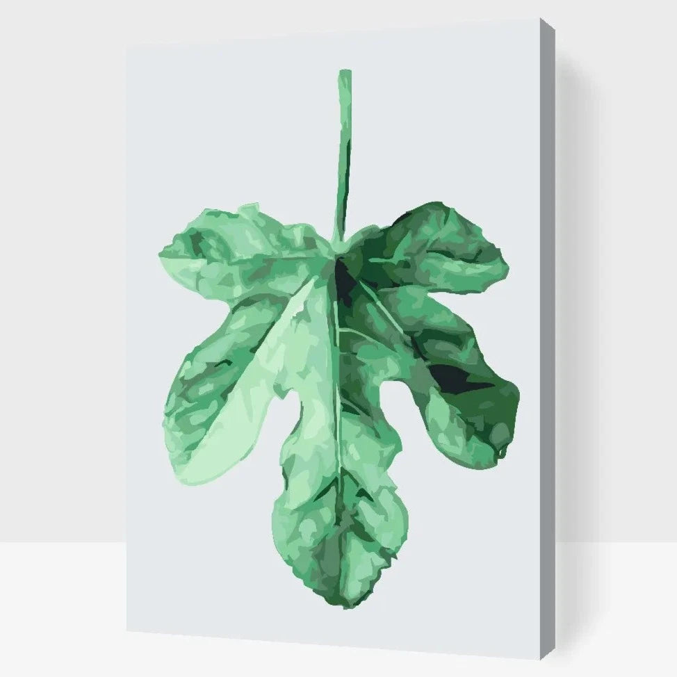 Fikon blad - Tropical Serie måla efter nummer vuxna