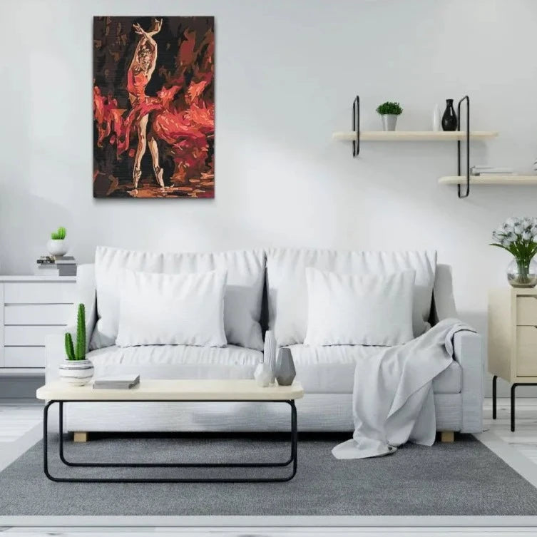 måla efter nummer dansmotiv

