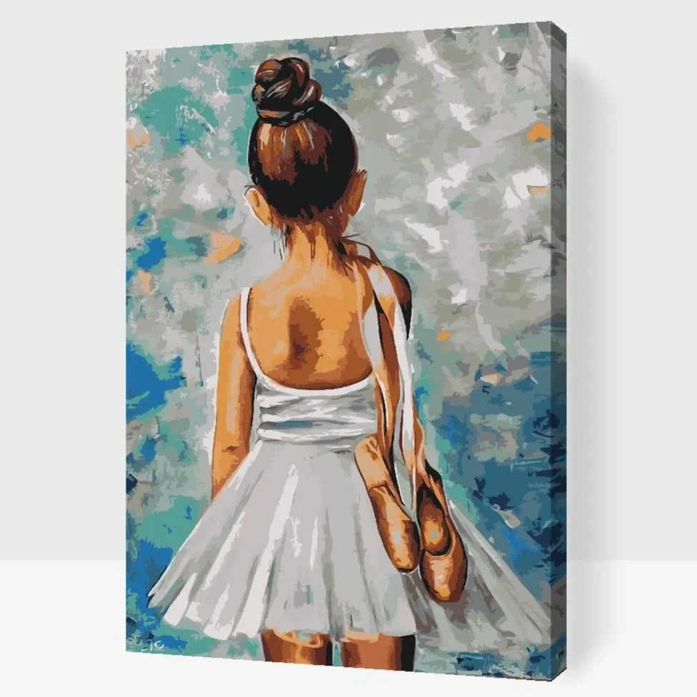 paint by numbers liten ballerina

