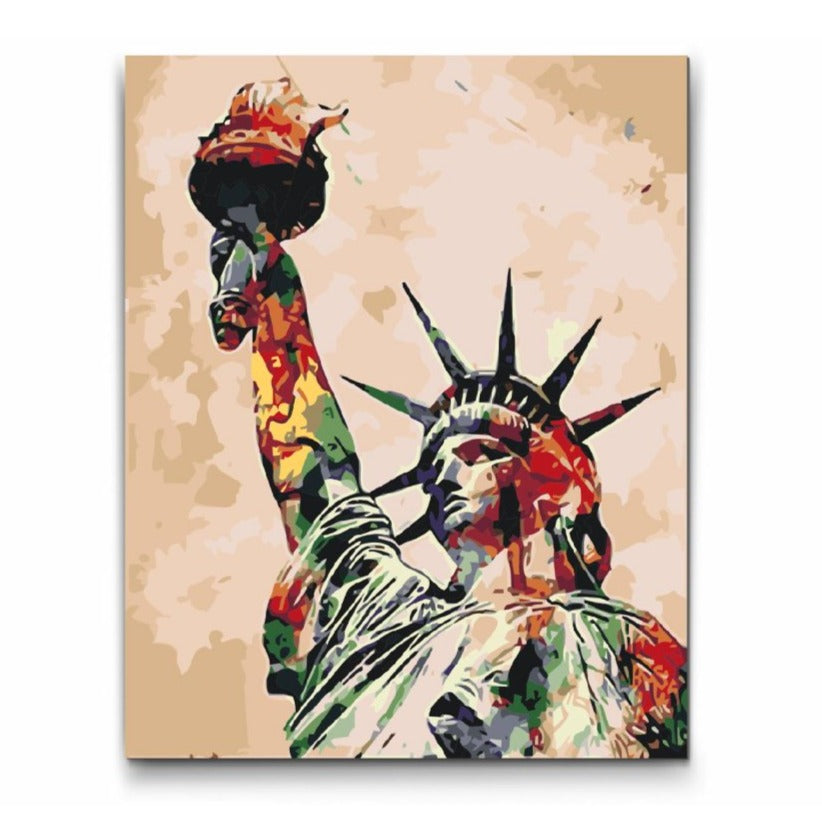 paint by numbers frihetsgudinnan

