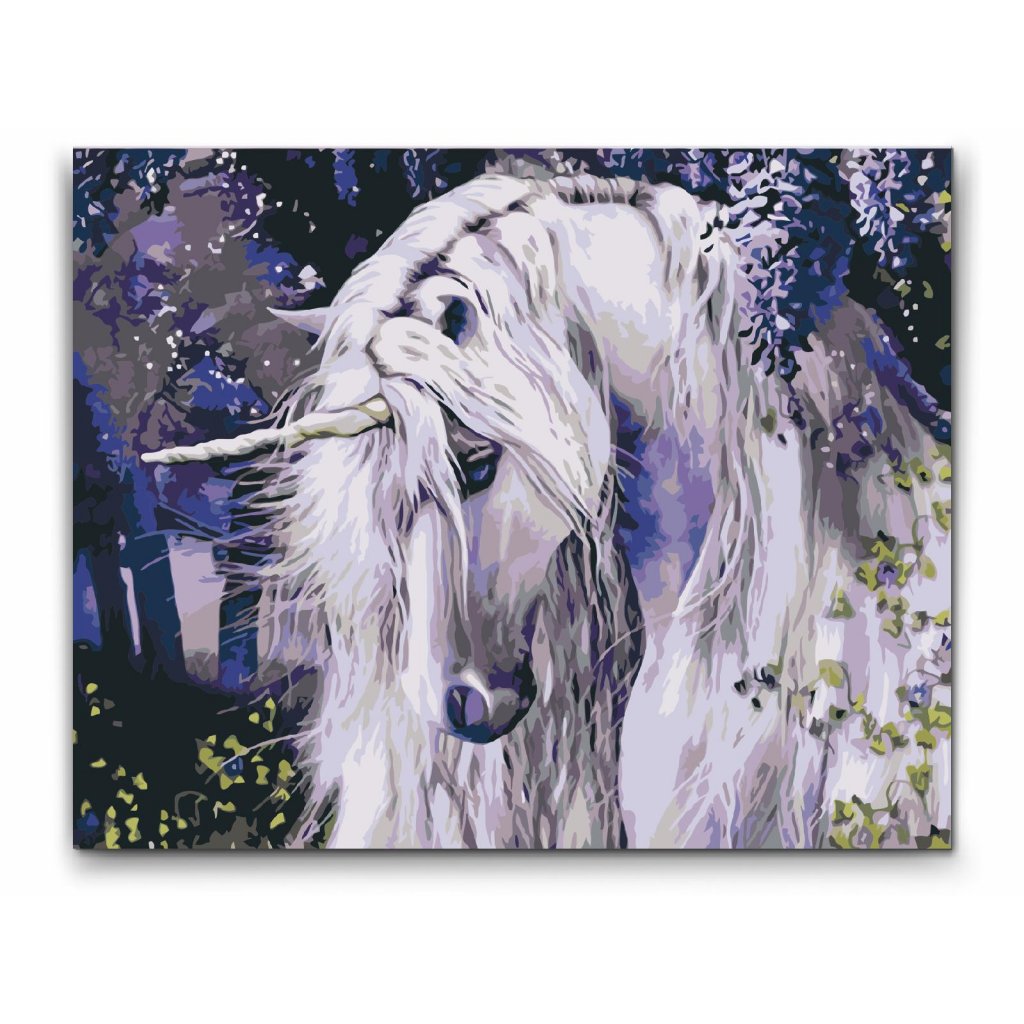 paint by numbers enhörning

