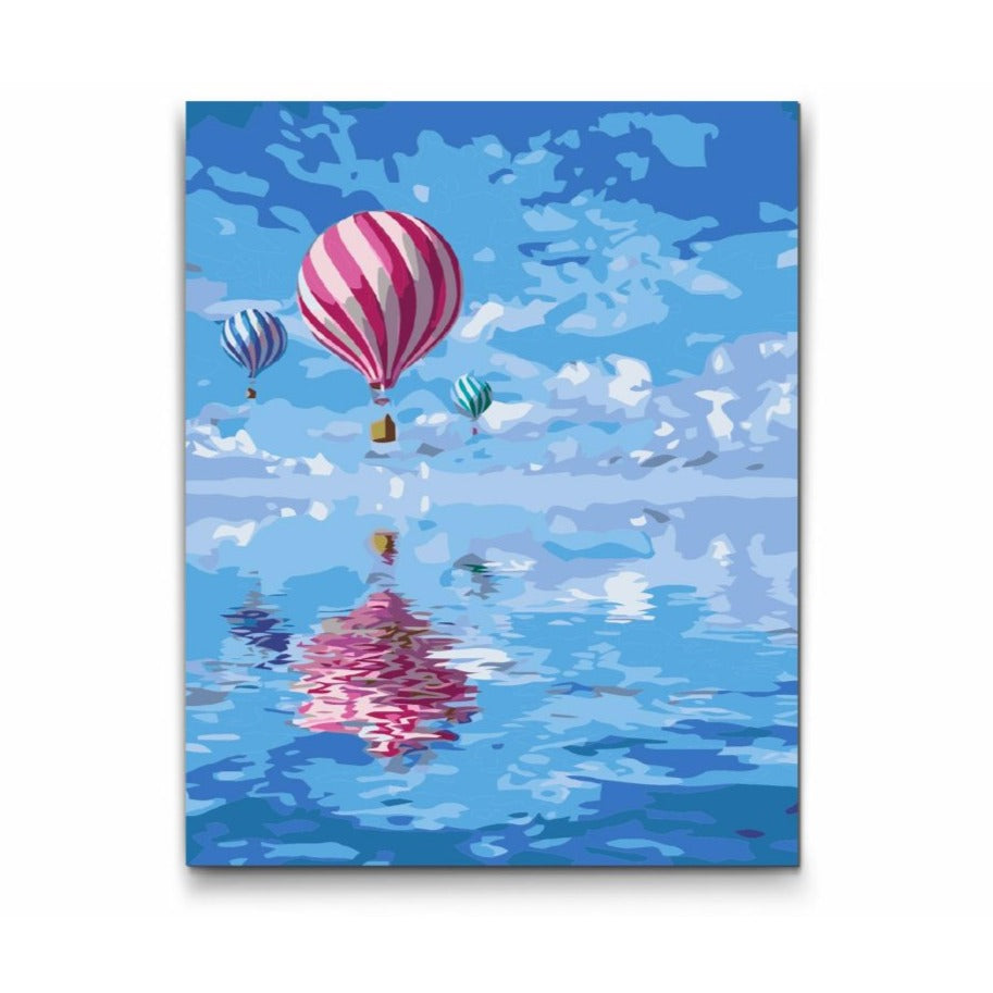 paint by numbers luftballong

