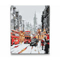 paint by numbers london i snö

