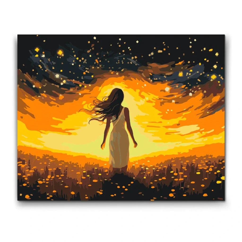 Paint By Numbers – I eldens ljus | Skapa din egen konst