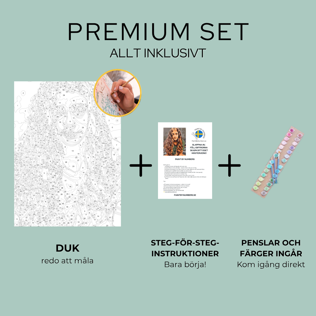 Steg-för-steg målning från eget porträtt