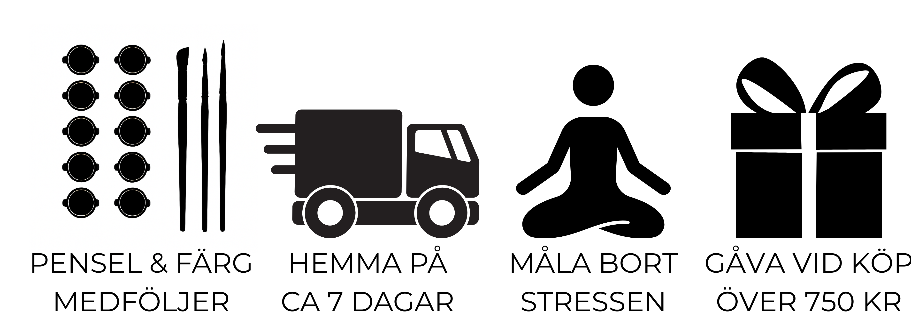 måla efter nummer allt inkluderet 