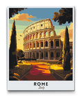 rom colosseum måla efter nummer rese motiv